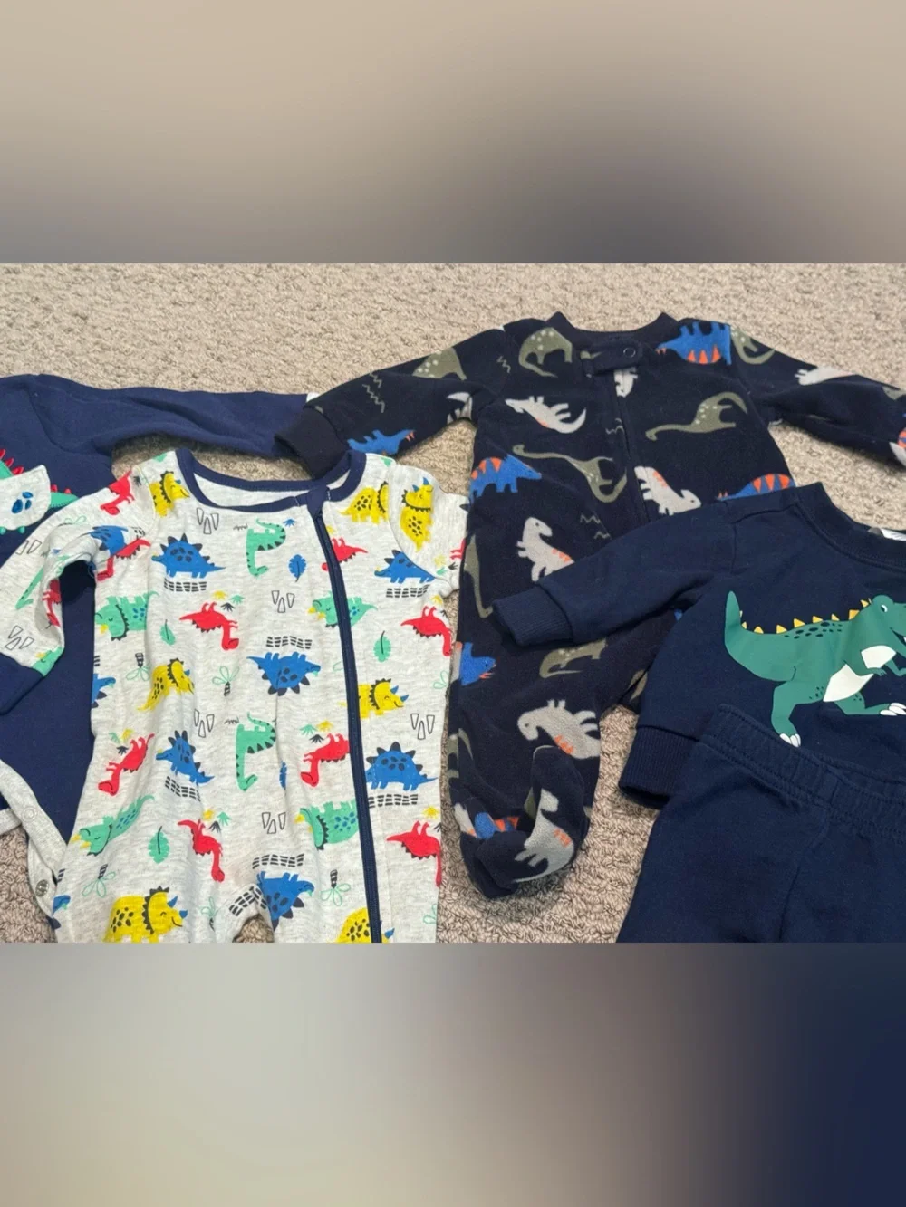 Baby Dinosaur Outfit & Sleeper Bundle-5 total